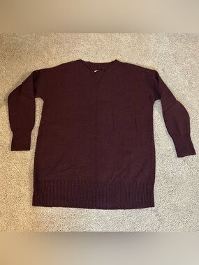 Pure Jill purple tunic sweater
